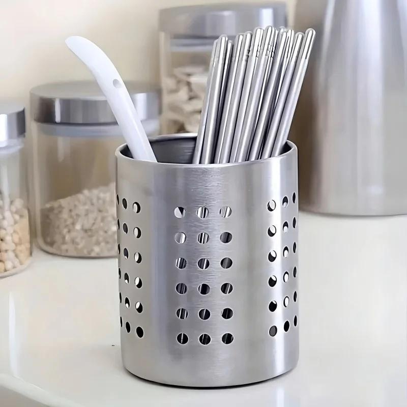 Home Cooking Utensils - # صندوق تخزين أدوات المائدة الأسطواني
