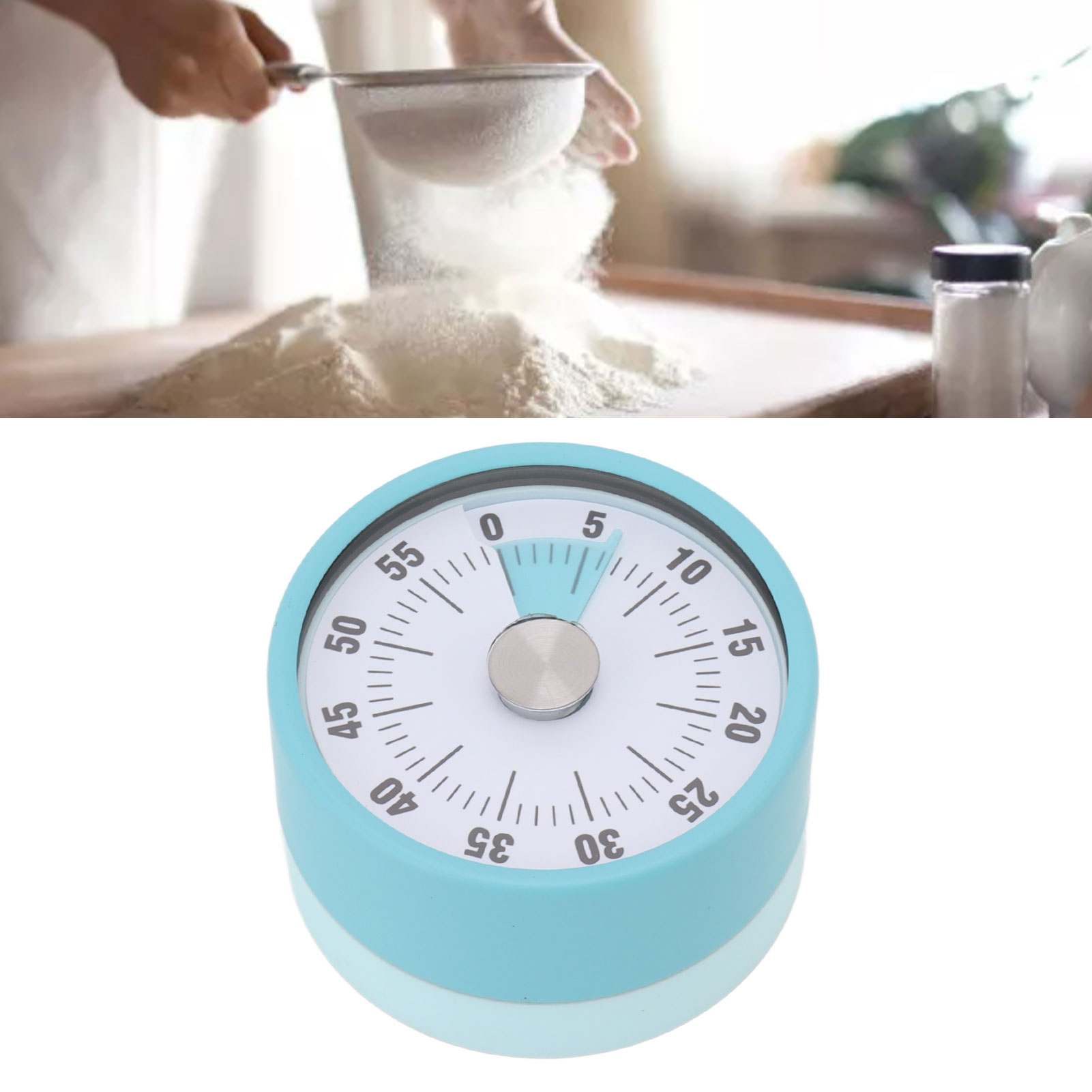 Home Cooking Kitchen - مؤقت طهي ميكانيكي للعد التنازلي، مؤقت