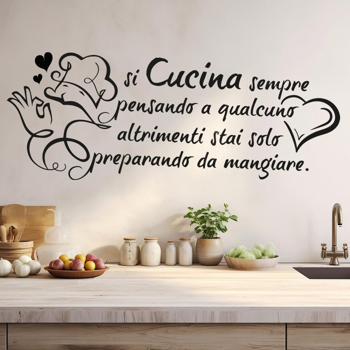 Home Cooking Quotes - ملصق جداري بتصميم اقتباسات عن الحب