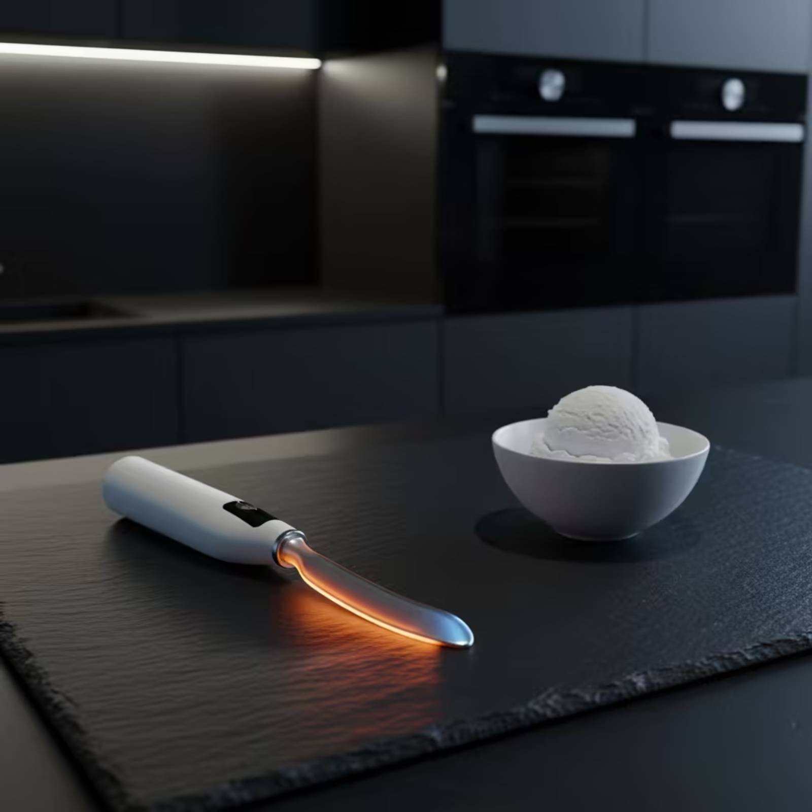 مغرفة آيس كريم كهربائية قابلة  - مراجعة Home Cooking Utensils وسعره