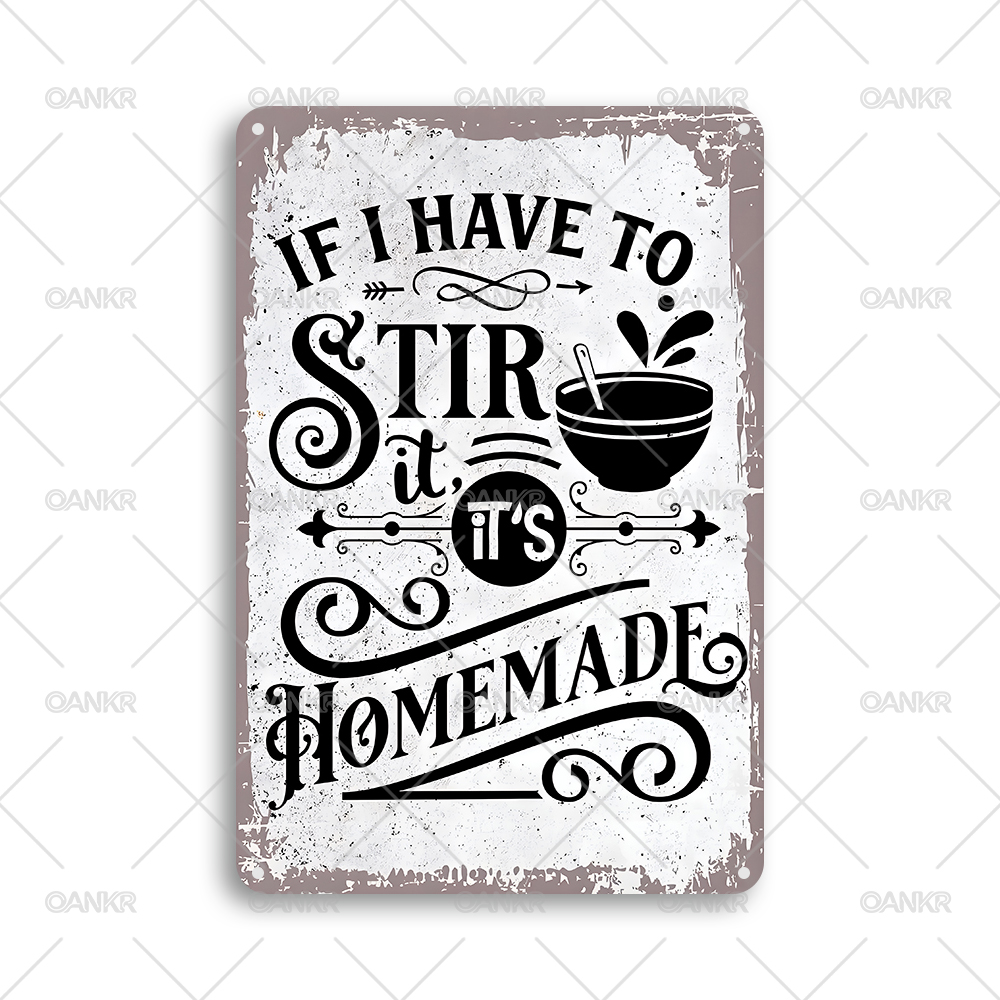 لافتة معدنية بتصميم عتيق لاقتب - مراجعة Home Cooking Quotes وسعره