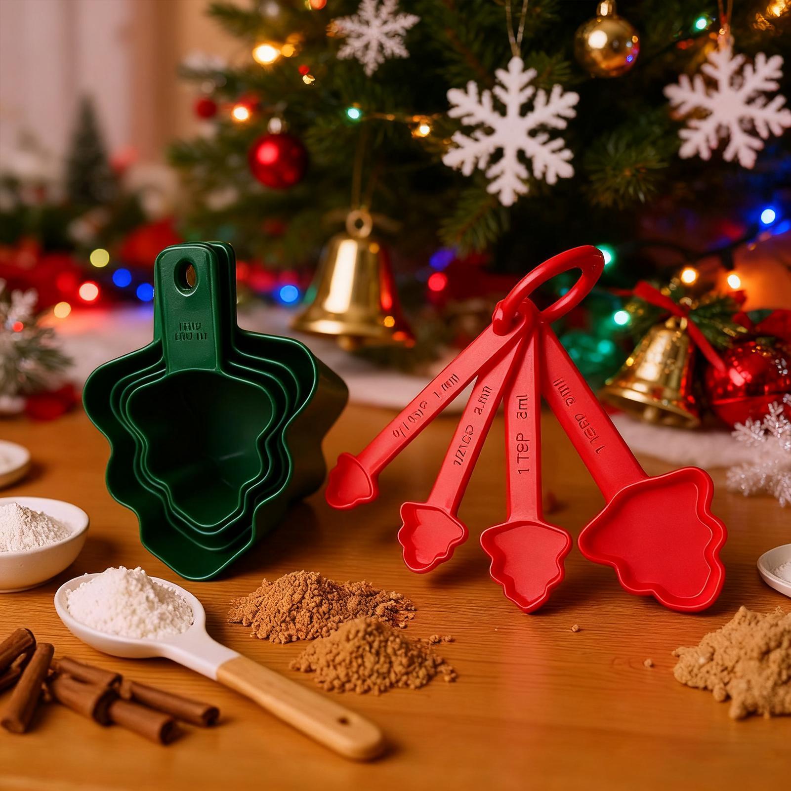 عيد الميلاد قياس الكؤوس والملا - مراجعة Home Cooking Utensils وسعره