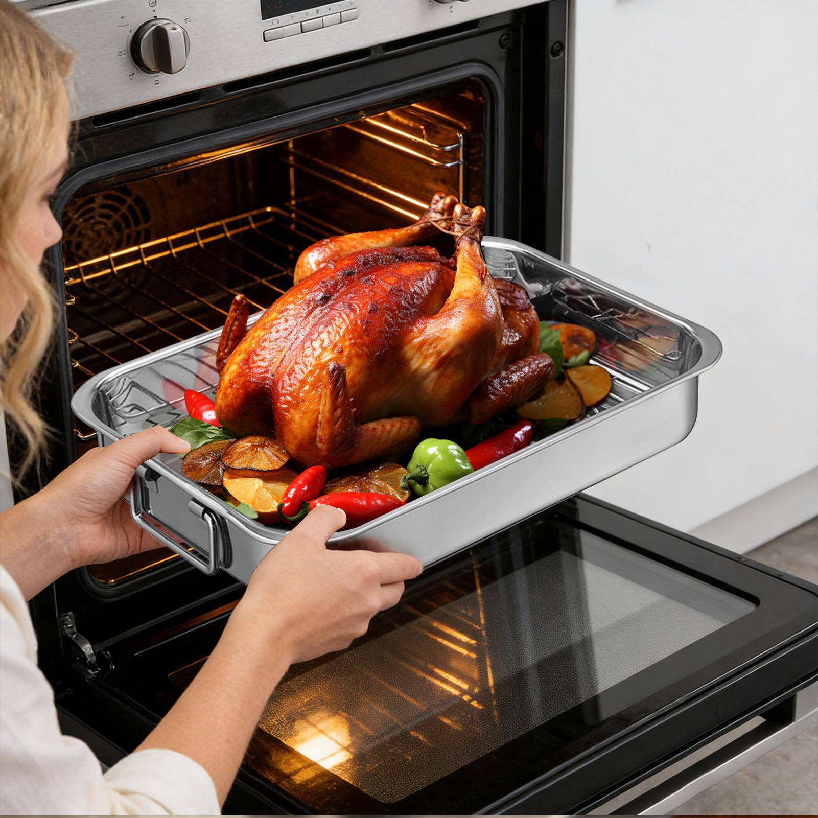 صينية شواء مستطيلة من الفولاذ  - مراجعة Home Cooking Utensils وسعره