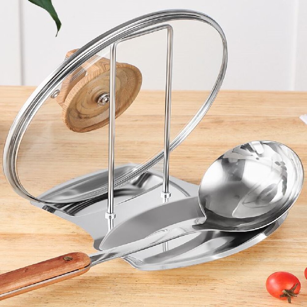 حامل غطاء القدر من الفولاذ الم - مراجعة Home Cooking Utensils وسعره