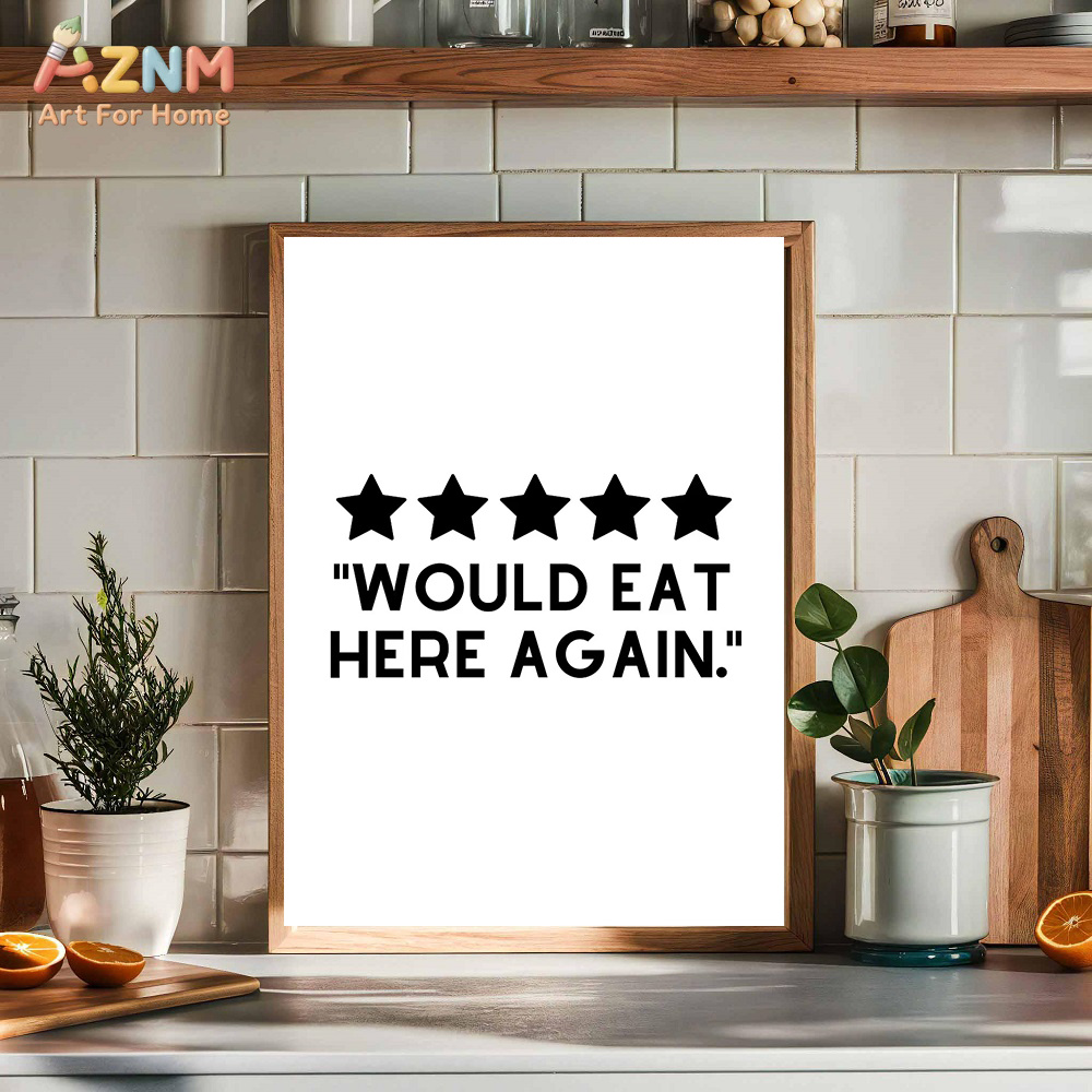 لوحة قماشية مطبوعة بتصميم مقتب - مراجعة Home Cooking Quotes وسعره
