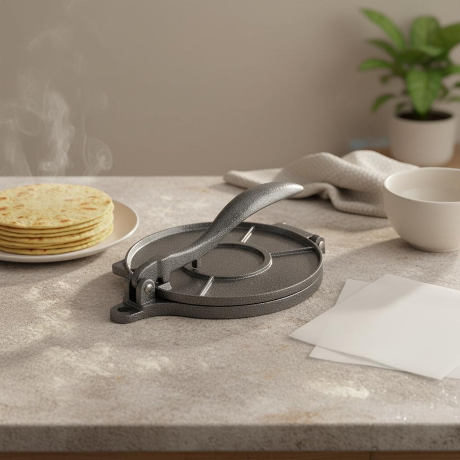 مكبس تورتيلا من الألومنيوم لضغ - مراجعة Home Cooking Utensils وسعره